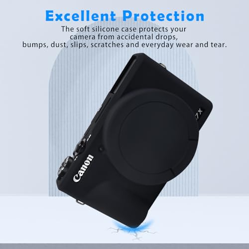 Funda de silicona Easy Hood para Canon Powershot G7 X Mark III miniatura 5