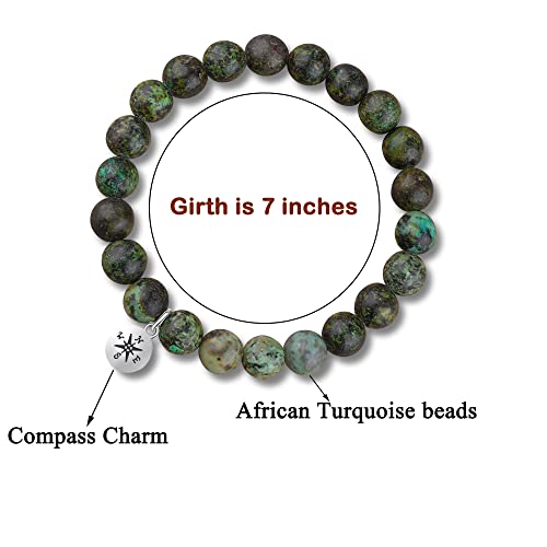 Image of JoycuFF 2026 Graduation Gifts College Inspirational Graduation Compass Bracelets for Daughter Girlfriends Bestie Sister Best Friends Granddaughter The Adventure Begins