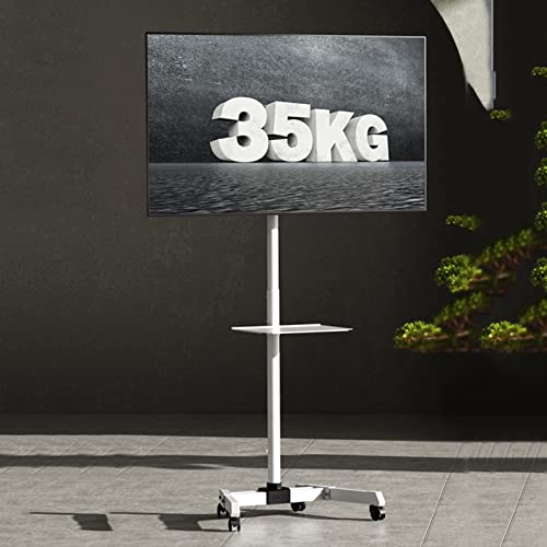 Soporte móvil para TV 23-60 pulg ajustable blanco miniatura 7
