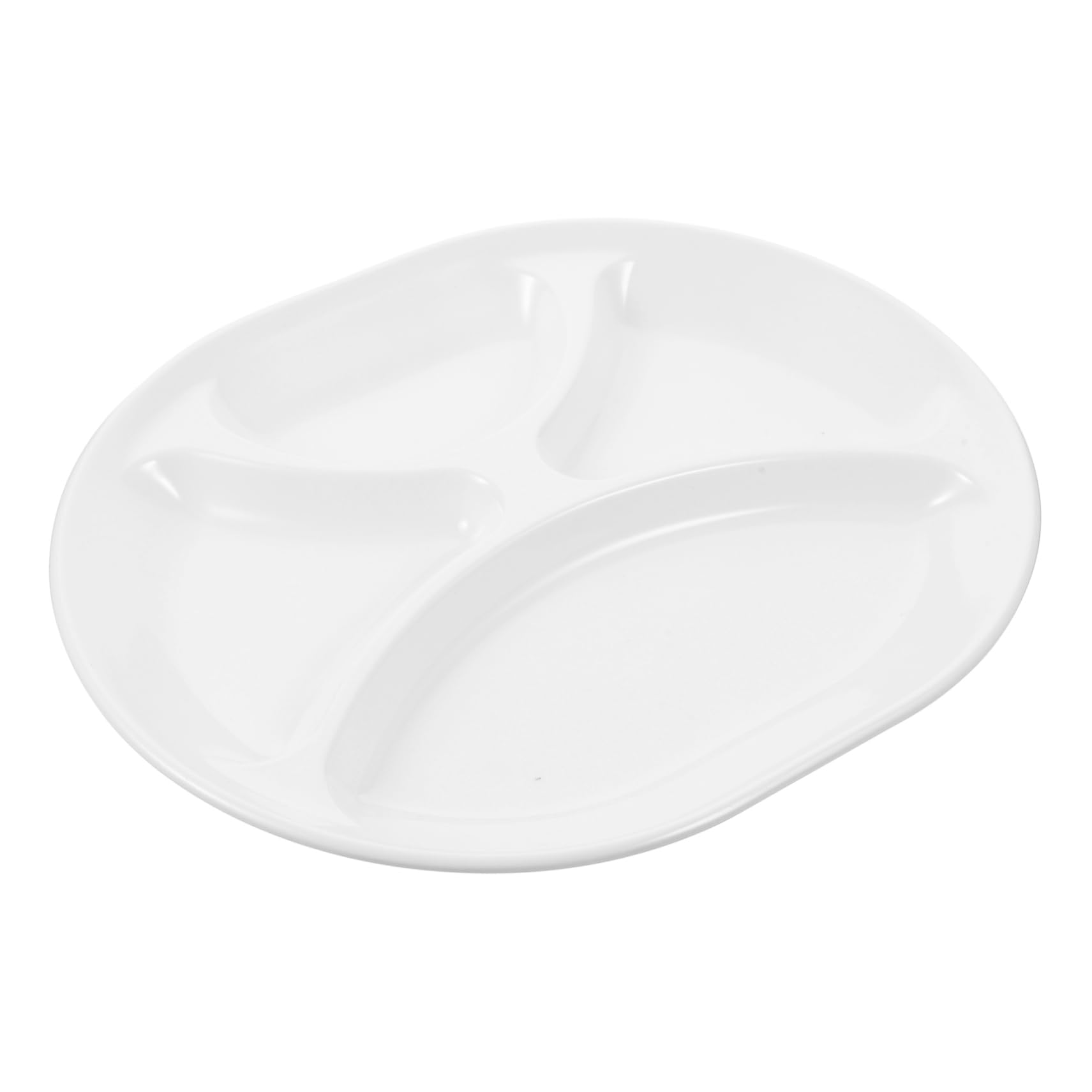 ABOOFAN Cafeteria Tray with Compartments Divided Meal Plate for School Lunches Family Gatherings and Workplace Canteens Easy to Clean and Reusable Food Plate