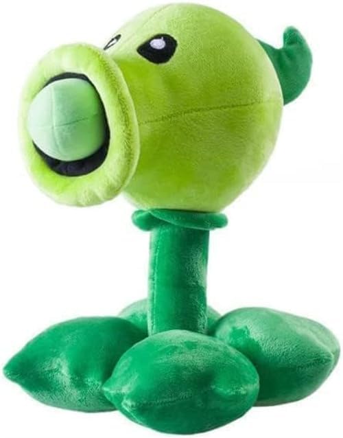 Big Plants vs Zombies Peashooter Plush Toy 30 cm Removable PEA PVZ Peashooter Rag Doll Gift for Kids