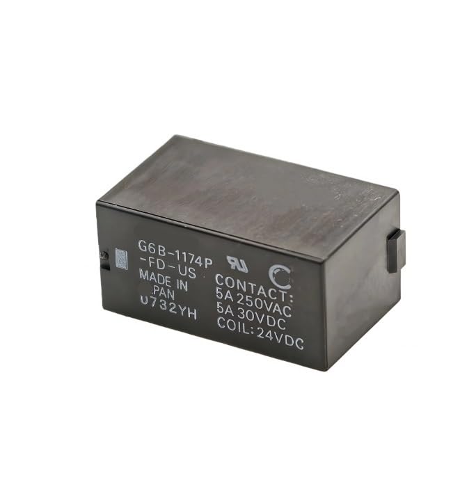 5pcs Applicable to G6B-1114P-US 24VDC G6B-1174P-US 24VDC G6B-1114P-FD-US 24VDC G6B-1174P-FD-US 24VDC Power Relay(G6B-1174P-US 24VDC)