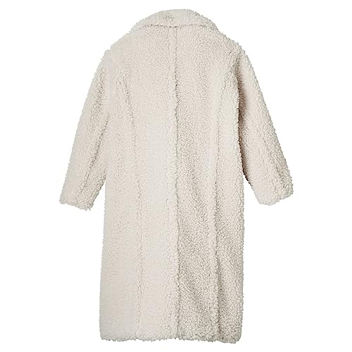 UGG Women's Gertrude Long Teddy Coat, Winter White, XL - image 3