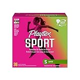 Playtex Super Absorbency Sport Tampons, Unscented, 36 Count