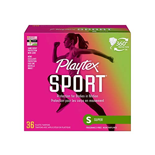 Playtex Sport Plastic Tampons Unscented Super Absorbency - 36 Count - //coolthings.us