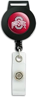 The Ohio State University Primary Logo Lanyard Retractable Reel Badge ID Card Holder