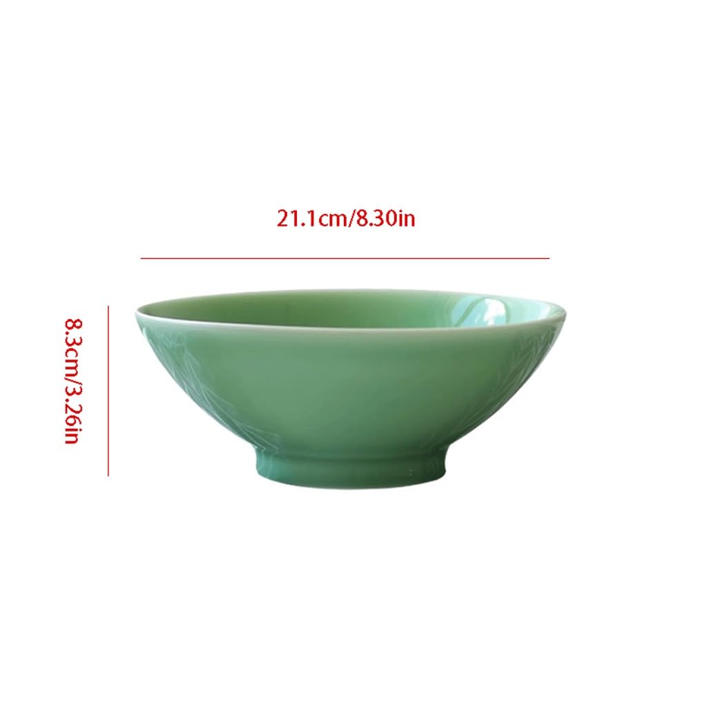 Miski do zupy miska na makaron gospodarstwo domowe duża ceramiczna restauracja makaron instant miska ramen wysokie miski obiadowe (A)