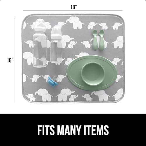 50% Off Gorilla Grip Microfiber Dish Drying Mat 2-Pack