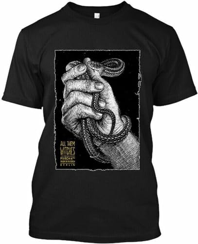 All Them Witches Vintage Unisex T-Shirt Printed tee Graphic Top Men Black Shirt XL