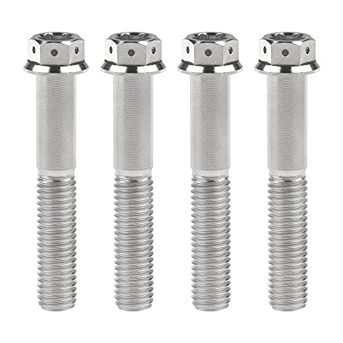 Tornillos de cabeza hexagonal de titanio M10 métrica fina 60mm para náutica y motor