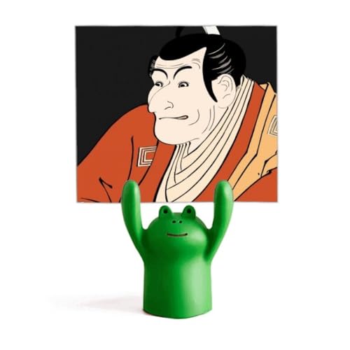 Support de mémo japonais Ukiyoe pince note grenouille kimono décoration bureau