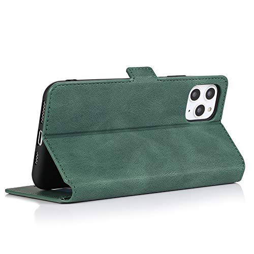 SHUNDA Capa para iPhone 11 Pro Max, capa carteira magnética ultrafina com compartimentos para cartõe