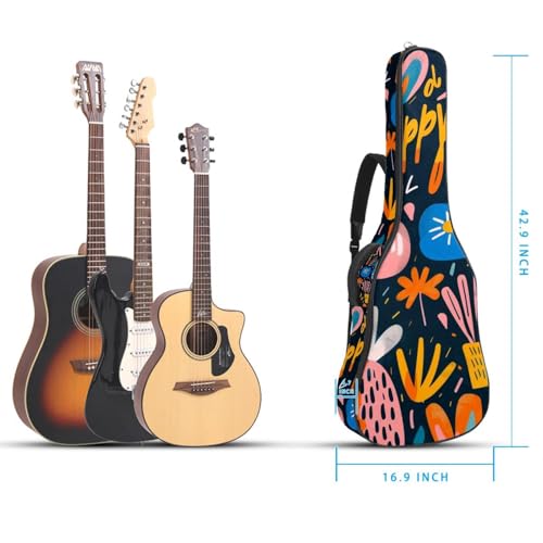 Housse de transport guitare imperméable avec double bretelle réglable - 5