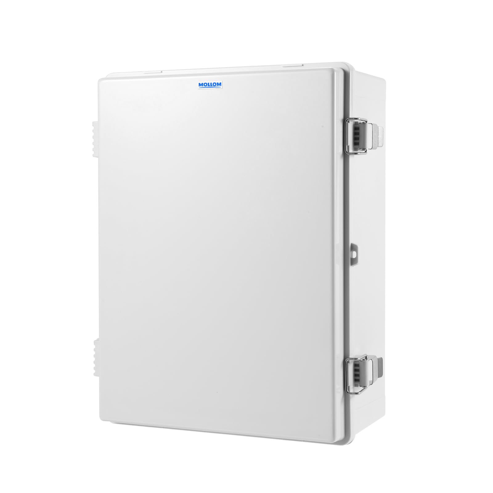 Mollom Caja de empalme exterior con tapa gris（400x300x160mm） | Impermeable IP67,pestillo acero inox,placa de montaje con soportes de pared para proyectos eléctricos(15.7x11.8x6.3pulg)