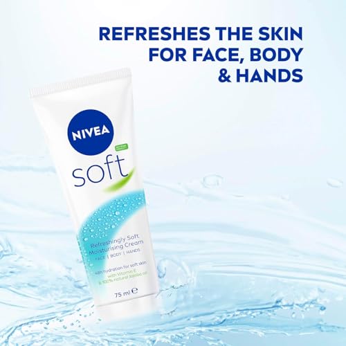 Image of NIVEA Soft Moisturizing Creme 2.60 oz (Pack of 6)