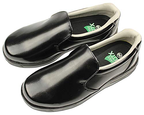 DDTX Chef Kitchen Work Shoes Unisex SRC Slip and Oil Resistant Lightweight Black 9US
