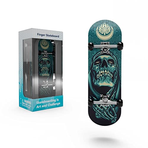 SQHYBAG Finger Skateboard,5 Layered Maple Wood Professional Mini Fingerboards Toy for Skateboard Lovers,(Chromite, 30mm x 100mm)