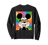 Official Disney Merchandise Disney Mickey Mouse Sun Burst Retro Sweatshirt