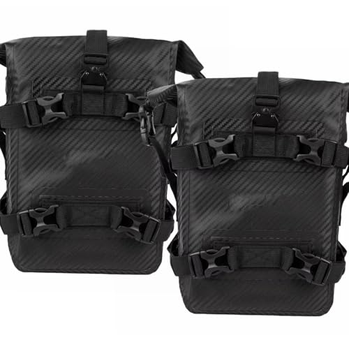 Sacoche de Selle Moto Sac De Rangement De Pare-chocs De Grande Capacité, Pochette Latérale Étanche Pour Moto, Sac De Rangement Pour Queue, Sac Suspendu Pour Moto, Sac Arrière, Sacoche De Selle(Black,2