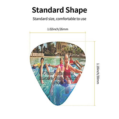 Lot de 12 médiators personnalisés pour guitare, ajoutez votre propre design photo texte 0,46 mm/0,71 mm/0,96 mm d… - Les Beatles, Paul McCartney, John Lennon, RIngo Starr, George Harrison Lot de 12 médiators personnalisés pour guitare, ajoutez votre propre design photo texte 0,46 mm/0,71 mm/0,96 mm d… – Image 5