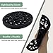 Makerstep Silicone Trivet Mat 3 Set in Heart Design Trivets. Hot Pan Holder Hot Pads for Countertop & Table. Non Slip, Serving Dishes Plates. Dishwasher Safe, Heat Resistant Kitchen Gadgets, Black