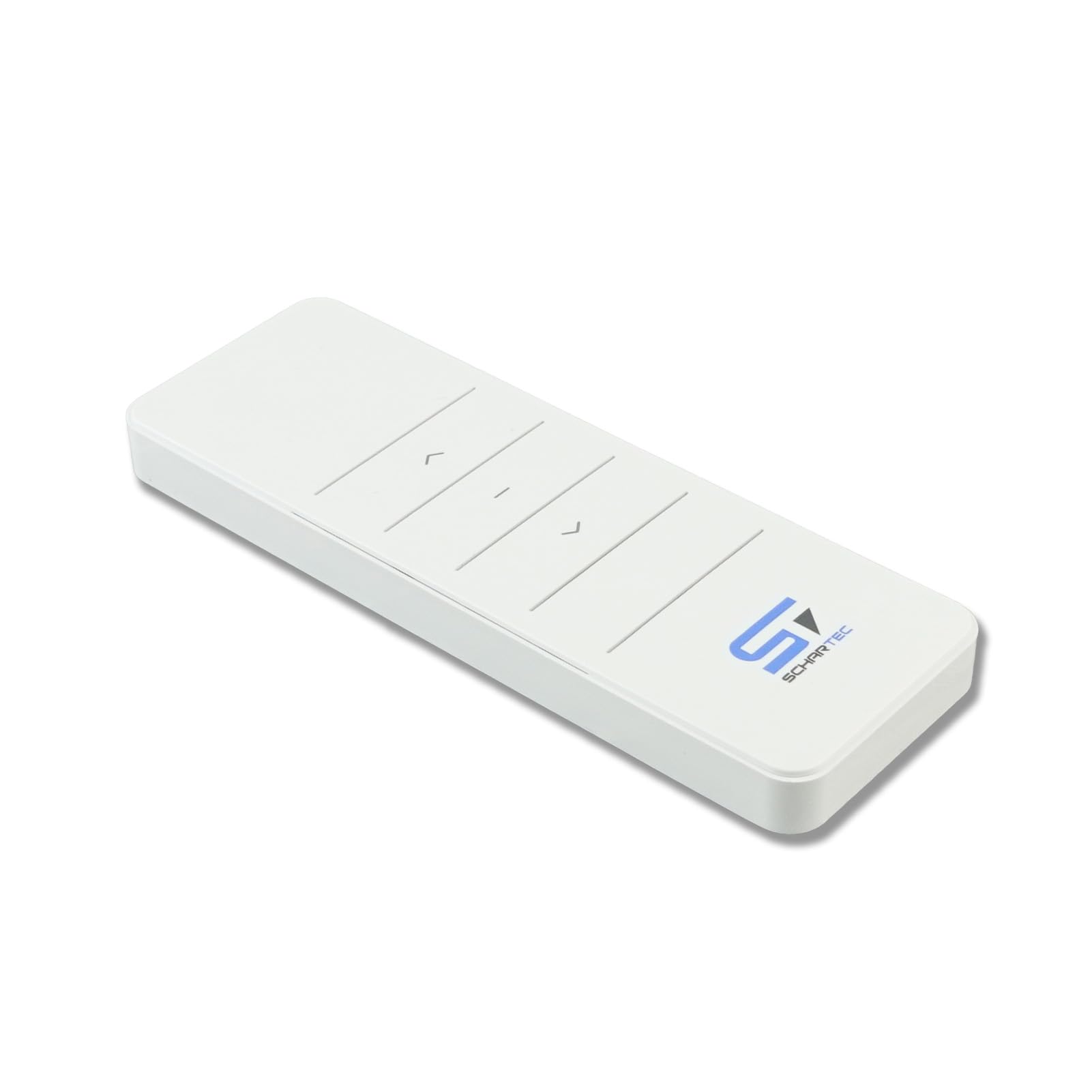 SCHARTEC Télécommande pour volets roulants 1 canal avec support mural – Émetteur manuel RH1 – Interrupteur radio pour volets roulants – Émetteur radio – Commande radio – Moteur de volet roulant