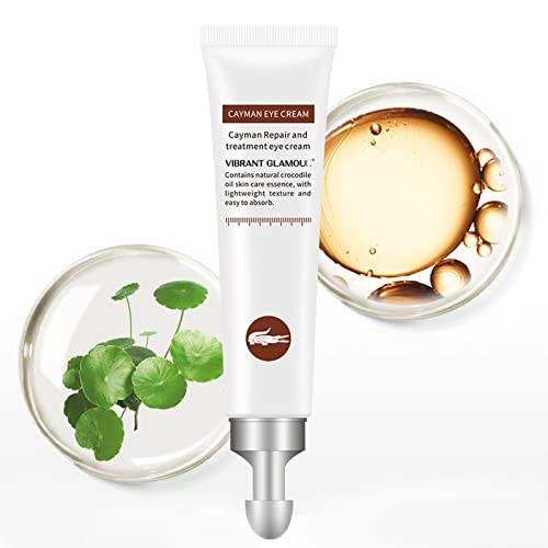 20g Cayman Eye Cream, Cayman Repair & Treatment Eye Cream, Crocodile Repair Eye Cream for Women Bags Under The Eyes Dark Circle, Eye Wrinkles (1PC) - Image 3