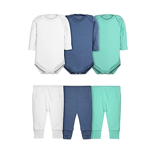 Body Bebê e Calça Mijão Kit 6 Peças Manga Longa Masculino (G)