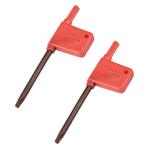 2 pz T15 S2 Bandiera tipo manico pilota Torx
