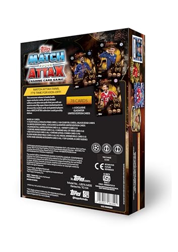 Image of Topps UEFA Champions League Match Attax 2025-26 Trading and Collectible Card Game (Mega Pack Gladiators - Spartans)