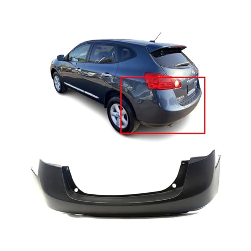 Image of FitParts Compatible with Nissan Rogue 2008-2015 Rear Bumper Cover