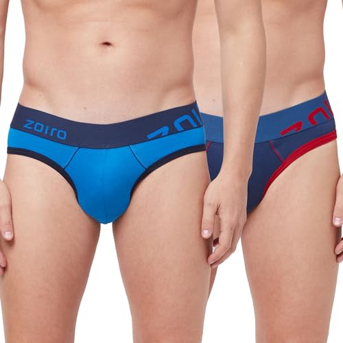 Image of Zoiro Men's Brief | Soft Band | Soft No-Marks Elastic | Breathable Innerwear | Pack of 1 | Color May Vary