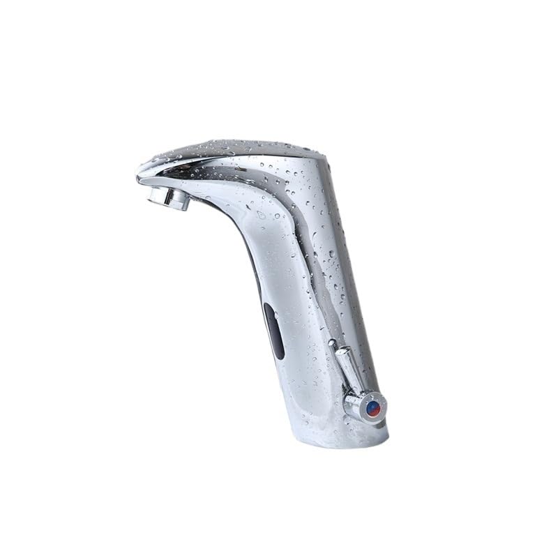 VELORE Grifo con sensor de diseño cromado para lavabos contemporáneos