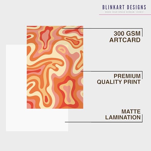 Image of BLINKART Trendy Abstract Wall Art Painting Print Design | Aesthetic Wall Decor Photo Artwork Frame Decoration Hanging For Home Bedroom Living Room Office Wall Decor | T075 | 13x10 Inches