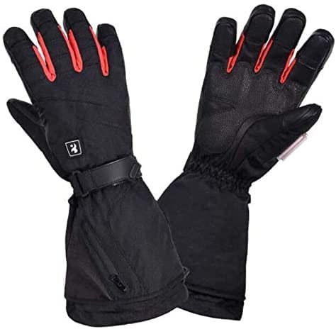 Gants chauffants électriques contre les mains froides en ski de piste