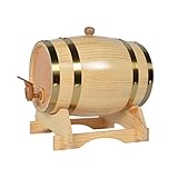 【Hochwertige Eiche】 Weinfässer haben 3 l / 5 l / 10 l / 20 l / 30 l, 5 Arten von Lagerkapazität, können als Getränkespeicher verwendet werden, können auch zur Wasserspeicherung verwendet werden, Notlagerfässer, Speiseöl, Essig usw. Art der Verwendung.