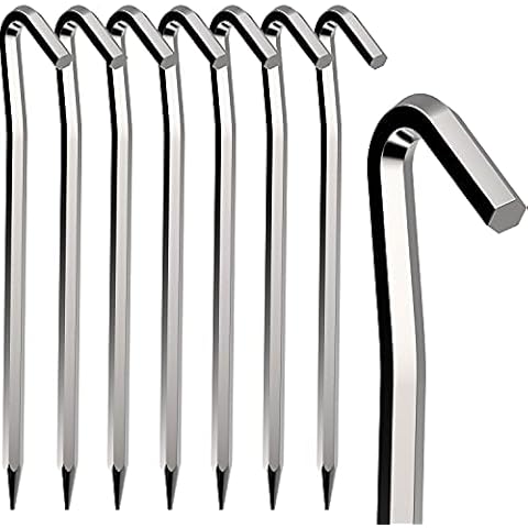 Hoinya Heavy Duty Metal Tent Pegs Cover
