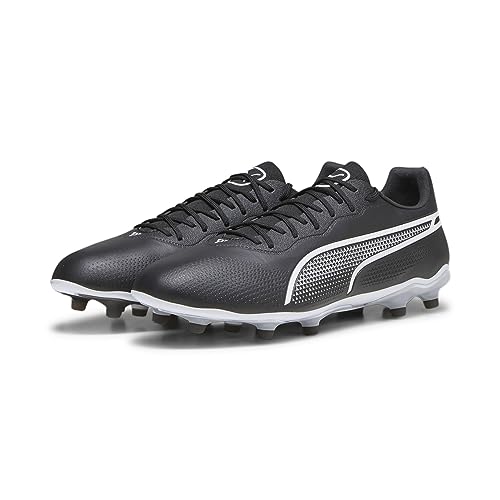 PUMA Unisex King Pro Fg/Ag Chaussures de football, Puma Black Puma White, 46 EU