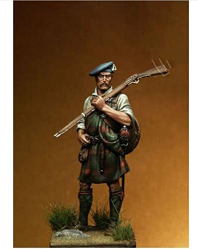 Figura de Guerrero Escocés Anciano 1/24 Resin Kit miniatura 1