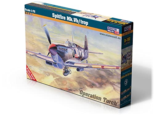 Kit modello MisterCraft MCD192 - Spitfire MK.VB/trop, 1:72