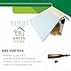 GREEN HOME Entlüftungsroller 25 cm | Profi Stachelwalze mit 11 mm Stacheln & Spritzschutz | Luftblasen-Entferner für Epoxidharz, Estrich & Ausgleichsmasse | Lösungsmittelbeständig | Profi Qualität