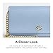 Coach Evie Long Wallet with Chain, Bluebell