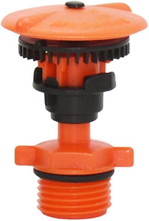 1/2 3/4" Male Thread Garden Watering Sprinkler Lawn Rotating Farm Sprinkler Nozzles 360 Degree Irrigation Garden Watering 2pcs(D)