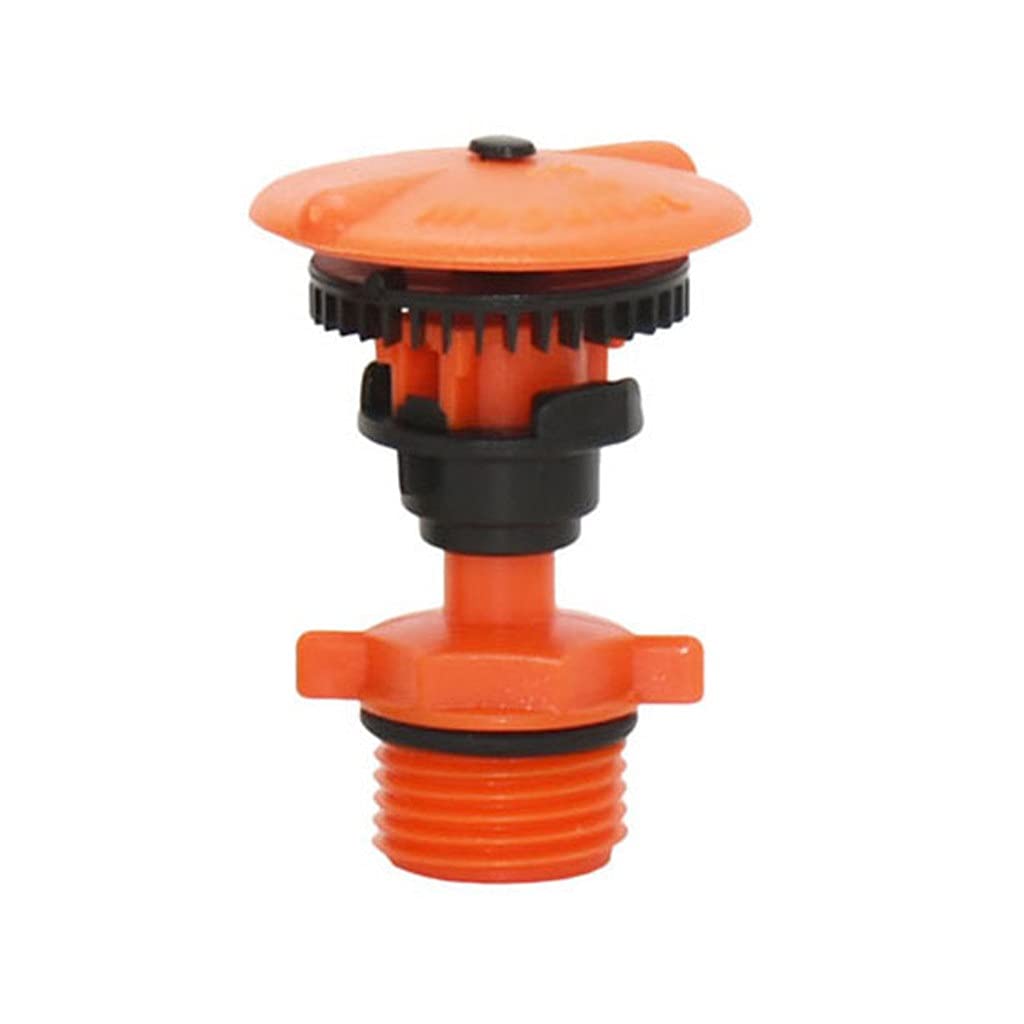Arrosage de jardin facilité avec l'arroseur rotatif 360 à double filetage