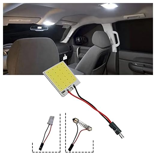 Lampada Torpedo Carro Led Cob 20x15 Teto Porta Luvas Placa