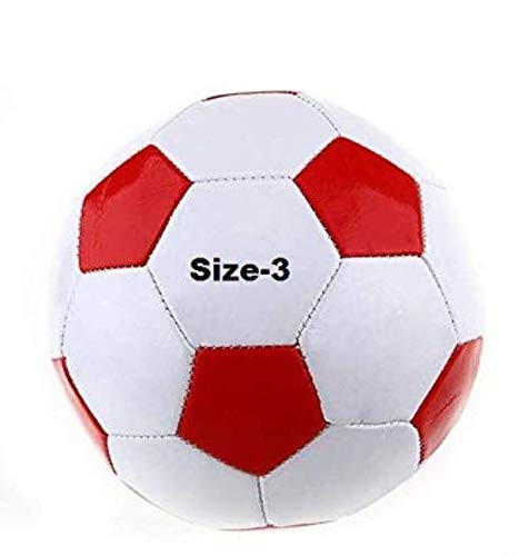 GKC PVC Football with Needle, Size 3 (Red, White) (B08R26JRQD) Amazon Price History, Amazon Price Tracker