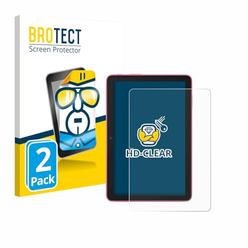BROTECT 2 Stück Schutzfolie für Amazon Fire HD 8 2024 Bildschirmschutz Folie Made in Germany, Ultra-Klar