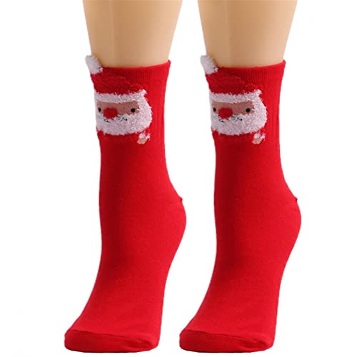KOUYA Calcetines coloridos para mujer, calcetines divertidos de Navidad, calcetines súper suaves y cálidos, con diseño de dibujos animados, animales, divertidos, lindos, gatos, perros, calcetines