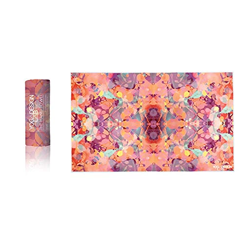 Yoga Design Lab(ヨガデザインラボ)ハンドタオル マイクロファイバー サイズ 38 X 61 cm (Kaleidoscope)