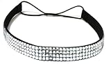 Rhinestone Headband/Elastic Stretch/Rhinestone Hair Band Hair Accessory Great for Sports, Cheerleade